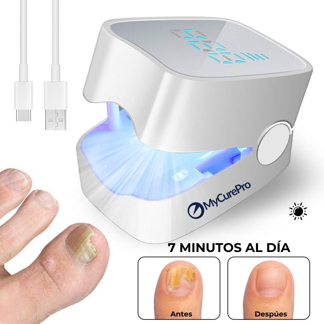 Eliminador láser antihongos-Resultados en 7 días.